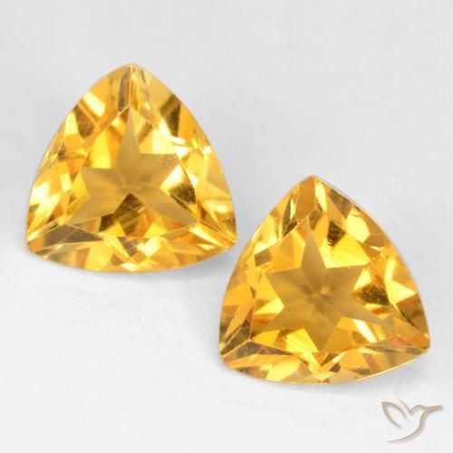 Shop natural 2.14ct Orange Doré Citrine gems, Trillion, from Brésil at GemSelect. In stock, global shipping!