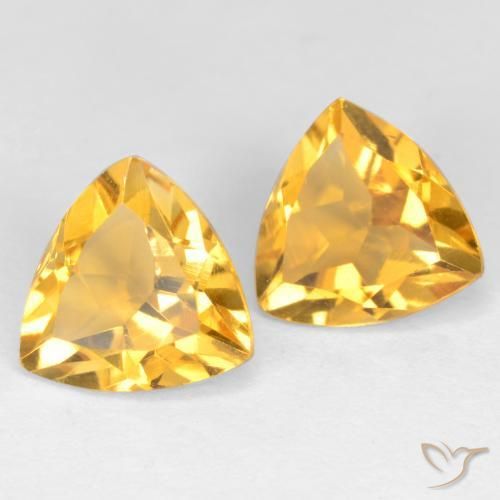 Shop natural 2.14ct Orange Doré Citrine gems, Trillion, from Brésil at GemSelect. In stock, global shipping!