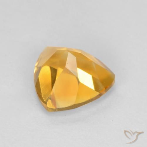 Citrine Or moyen naturelle Trillion, 1.21 ct, VS