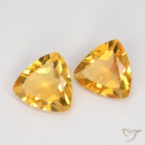 Shop natural 1.95ct Doré moyen Citrine gems, Trillion, from Brésil at GemSelect. In stock, global shipping!