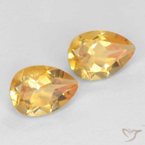 Shop natural 1.44ct Doré vif Citrine gems, En forme de poire, from Brésil at GemSelect. In stock, global shipping!
