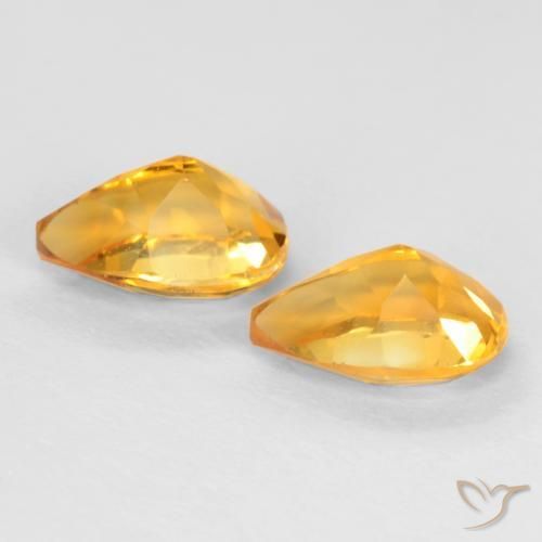 Shop natural 1.39ct Or orange foncé Citrine gems, En forme de poire, from Brésil at GemSelect. In stock, global shipping!
