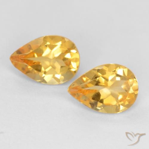 Shop natural 1.18ct Doré moyen-foncé Citrine gems, En forme de poire, from Brésil at GemSelect. In stock, global shipping!