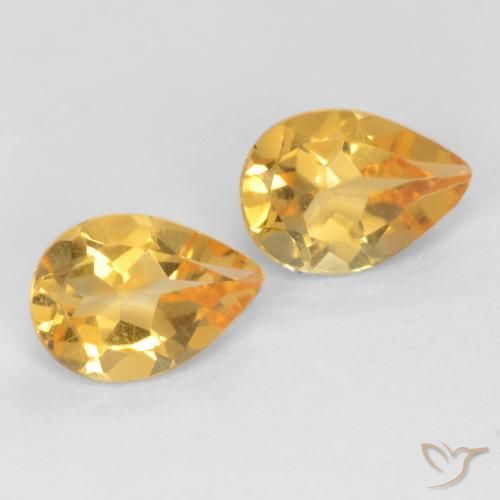 Shop natural 1.18ct Doré moyen-foncé Citrine gems, En forme de poire, from Brésil at GemSelect. In stock, global shipping!