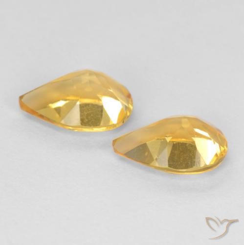 Shop natural 1.18ct Doré moyen-foncé Citrine gems, En forme de poire, from Brésil at GemSelect. In stock, global shipping!
