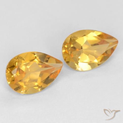 Shop natural 1.29ct Doré moyen-foncé Citrine gems, En forme de poire, from Brésil at GemSelect. In stock, global shipping!