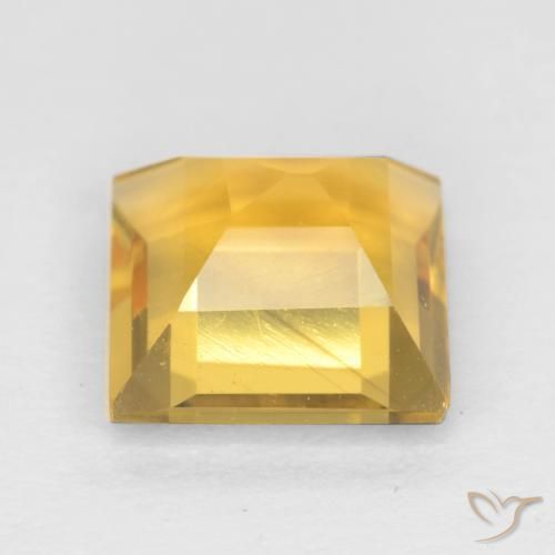 Citrine Doré naturelle Carré, 1.51 ct, VS