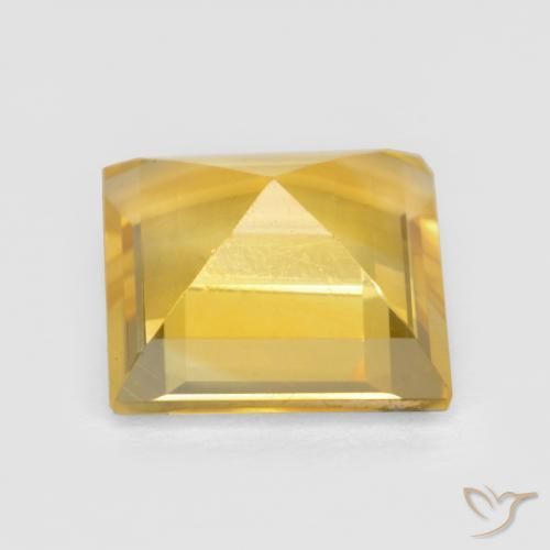 Citrine Doré naturelle Carré, 2.76 ct, VS