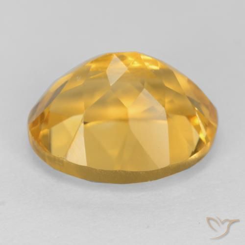Citrine Doré foncé naturelle ovale, 3.90 ct, VS