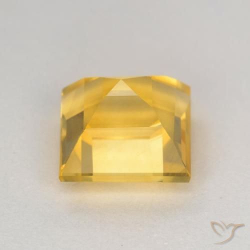 Citrine Or moyen naturelle Carré, 2.01 ct, VS