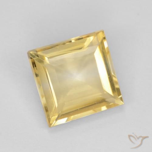 Citrine Doré naturelle Carré, 2.01 ct, VS
