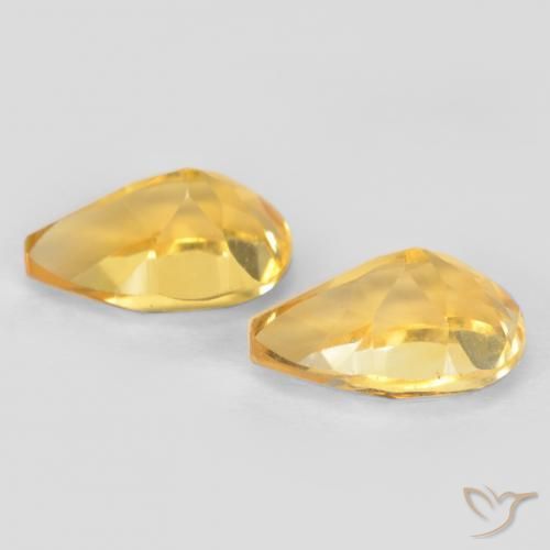 Shop natural 1.38ct Or moyen Citrine gems, En forme de poire, from Brésil at GemSelect. In stock, global shipping!