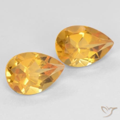 Shop natural 1.28ct Orange-or Citrine gems, En forme de poire, from Brésil at GemSelect. In stock, global shipping!