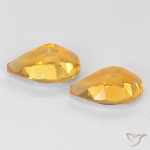 Shop natural 1.28ct Orange-or Citrine gems, En forme de poire, from Brésil at GemSelect. In stock, global shipping!