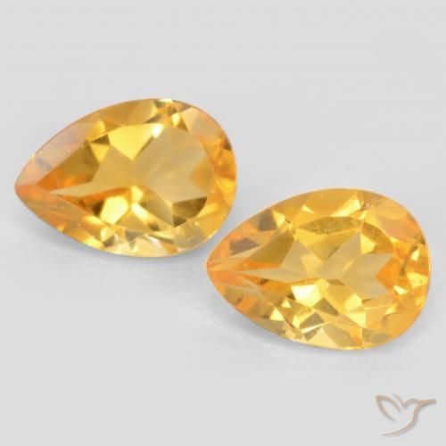 Shop natural 1.49ct Or moyen Citrine gems, En forme de poire, from Brésil at GemSelect. In stock, global shipping!