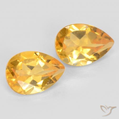 Shop natural 1.49ct Or moyen Citrine gems, En forme de poire, from Brésil at GemSelect. In stock, global shipping!