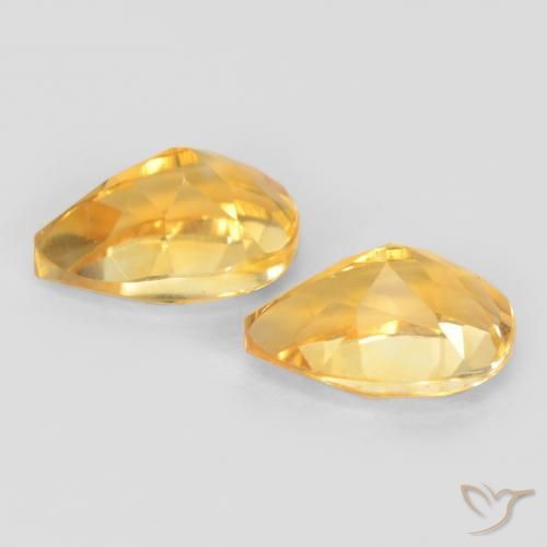 Shop natural 1.49ct Or moyen Citrine gems, En forme de poire, from Brésil at GemSelect. In stock, global shipping!