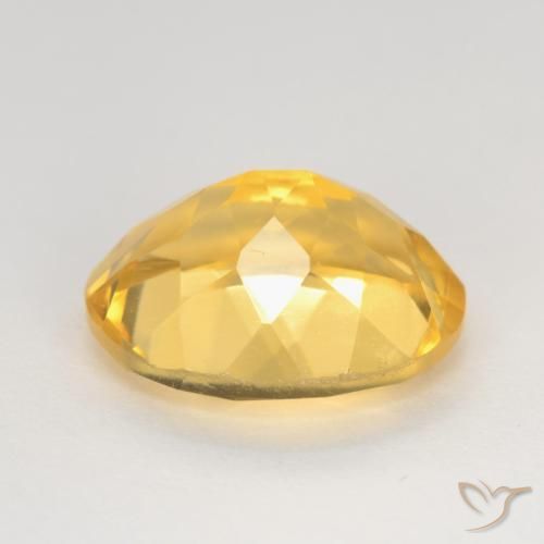 Citrine Doré moyen naturelle ovale, 3.32 ct, VVS-VS
