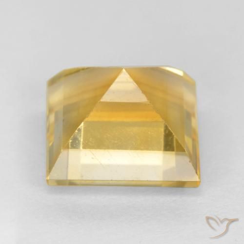Citrine Doré naturelle Carré, 3.53 ct, VS