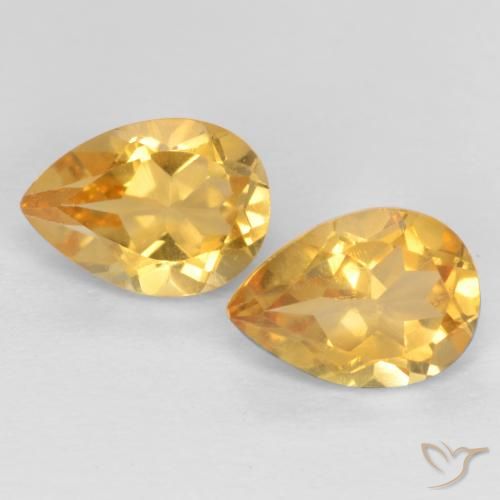 Shop natural 1.37ct Or moyen Citrine gems, En forme de poire, from Brésil at GemSelect. In stock, global shipping!