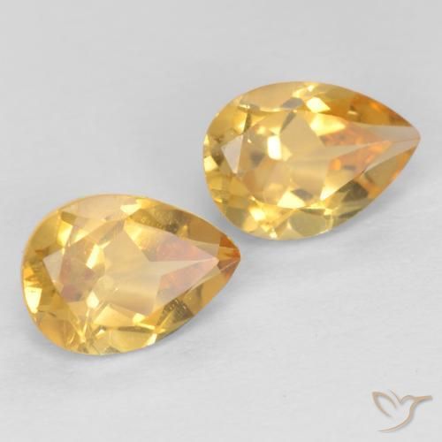 Shop natural 1.37ct Or moyen Citrine gems, En forme de poire, from Brésil at GemSelect. In stock, global shipping!