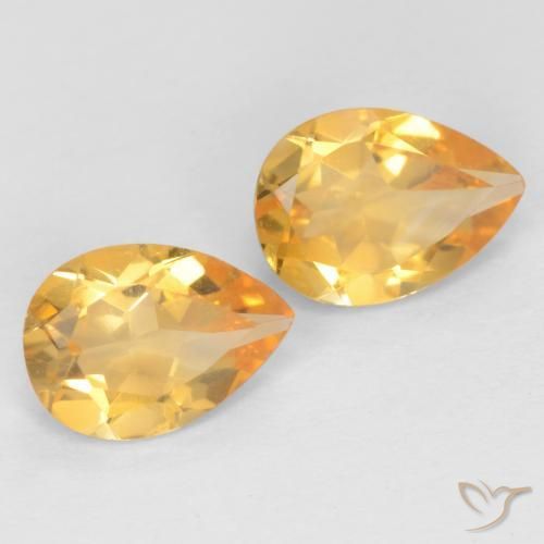 Shop natural 1.18ct Orange-or Citrine gems, En forme de poire, from Brésil at GemSelect. In stock, global shipping!