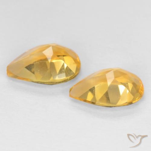 Shop natural 1.18ct Orange-or Citrine gems, En forme de poire, from Brésil at GemSelect. In stock, global shipping!