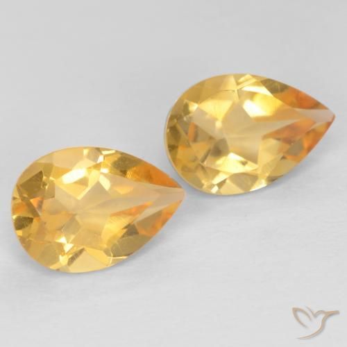 Shop natural 1.23ct Orange-or Citrine gems, En forme de poire, from Brésil at GemSelect. In stock, global shipping!