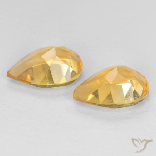Shop natural 1.23ct Orange-or Citrine gems, En forme de poire, from Brésil at GemSelect. In stock, global shipping!