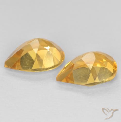 Shop natural 1.19ct Doré moyen-foncé Citrine gems, En forme de poire, from Brésil at GemSelect. In stock, global shipping!