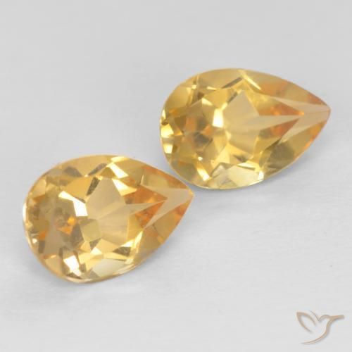 Shop natural 1.27ct Orange-or Citrine gems, En forme de poire, from Brésil at GemSelect. In stock, global shipping!