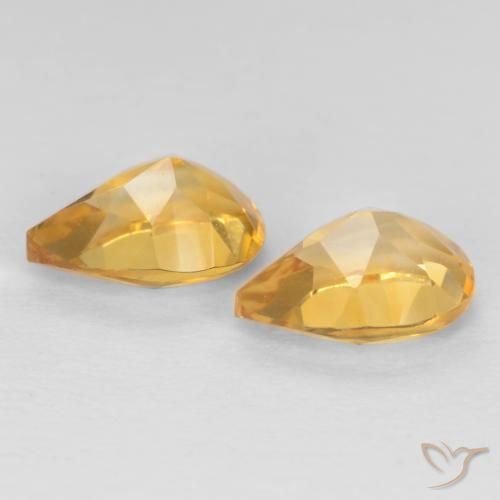 Shop natural 1.27ct Orange-or Citrine gems, En forme de poire, from Brésil at GemSelect. In stock, global shipping!