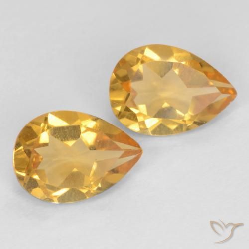 Shop natural 1.16ct Orange doré profond Citrine gems, En forme de poire, from Brésil at GemSelect. In stock, global shipping!