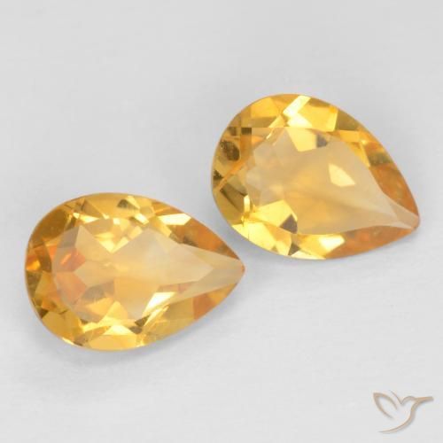 Shop natural 1.18ct Orange doré profond Citrine gems, En forme de poire, from Brésil at GemSelect. In stock, global shipping!