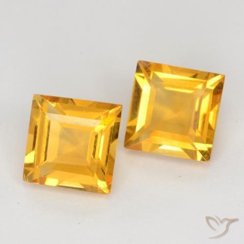 Shop natural 2.14ct Orange-or moyen-léger Citrine gems, Carré, from Brésil at GemSelect. In stock, global shipping!