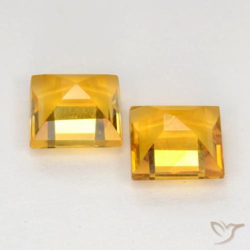 Shop natural 2.14ct Orange-or moyen-léger Citrine gems, Carré, from Brésil at GemSelect. In stock, global shipping!