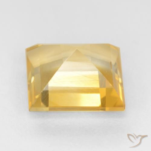 Citrine Or naturelle Carré, 2.21 ct, VS