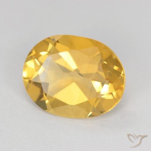 Citrine Doré vif naturelle ovale, 2.50 ct, VS