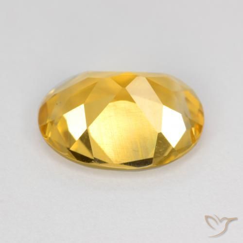 Citrine Doré vif naturelle ovale, 2.50 ct, VS