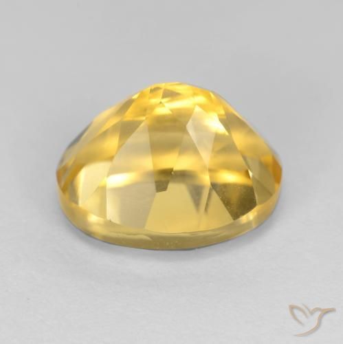 Citrine Doré moyen naturelle ovale, 4.09 ct, VS