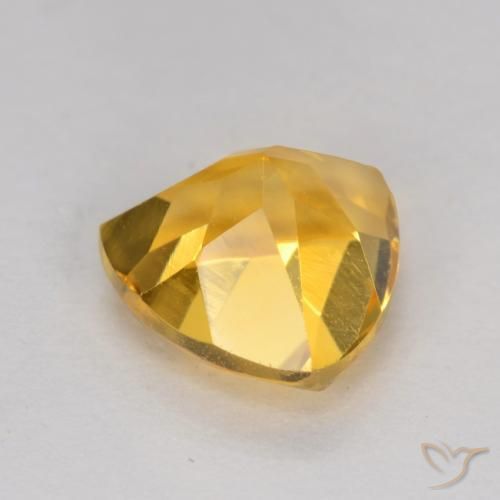 Citrine Or moyen naturelle Trillion, 1.19 ct, VS