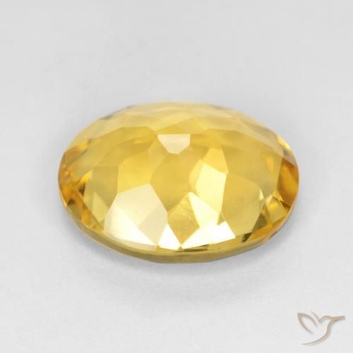Citrine Doré naturelle ovale, 2.90 ct, VS