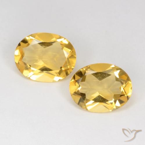 5.19ctw Naturel Doré moyen Citrine, ovale, VS
