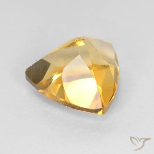 Citrine Doré vif naturelle Trillion, 1.13 ct, VS