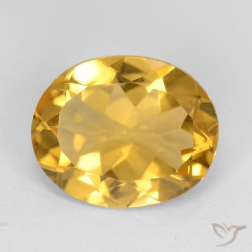2.79ct Naturel Doré profond Citrine, ovale, VVS-VS