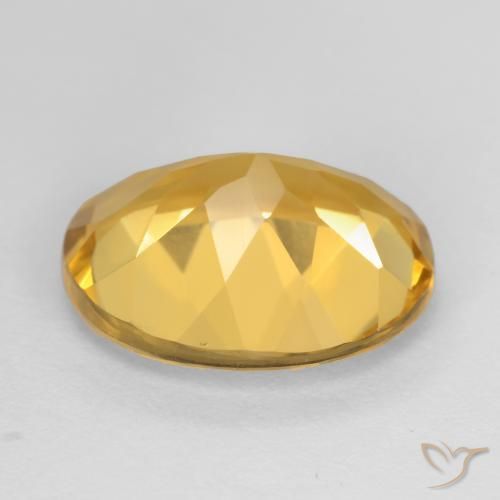 Citrine Doré profond naturelle ovale, 2.79 ct, VVS-VS