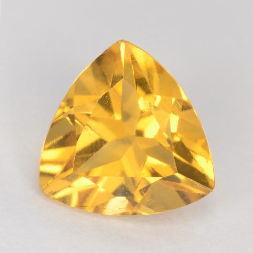 Citrine Orange Doré naturelle Trillion, 1.07 ct, VS