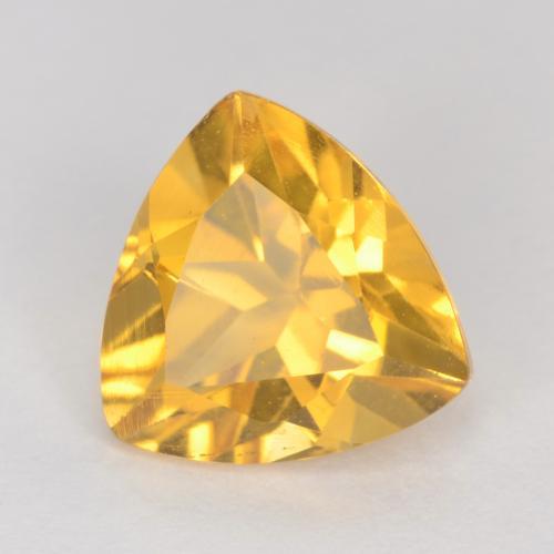 Citrine Orange Doré naturelle Trillion, 1.07 ct, VS