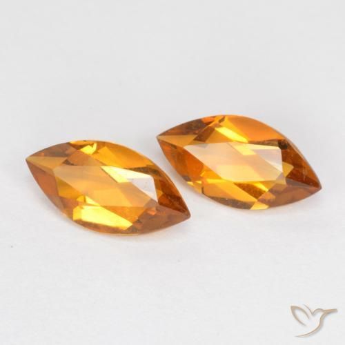 Shop natural 0.94ct Orange moyen Citrine gems, Marquise, from Brésil at GemSelect. In stock, global shipping!