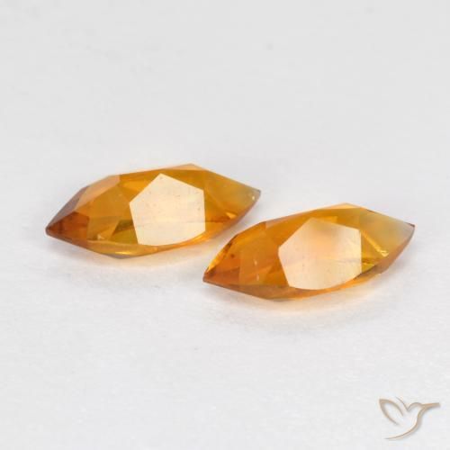 Shop natural 0.94ct Orange moyen Citrine gems, Marquise, from Brésil at GemSelect. In stock, global shipping!